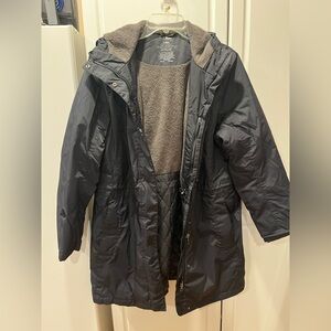 Coat, winter, LL Bean, black